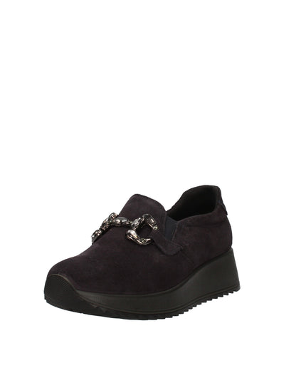 Enval Soft scarpe slip on in camoscio con accessorio