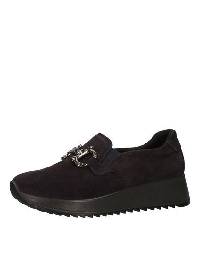 Enval Soft scarpe slip on in camoscio con accessorio
