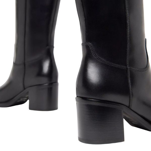 Nero Giardini Stivali Donna in Pelle Nero