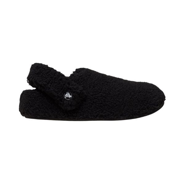 Crocs Classic Cozzzy Slpiier ciabatte in pelliccia sintetica nere