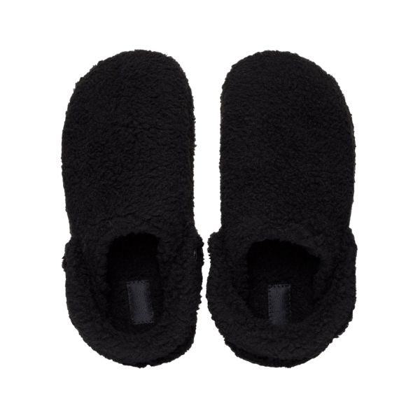 Crocs Classic Cozzzy Slpiier ciabatte in pelliccia sintetica nere