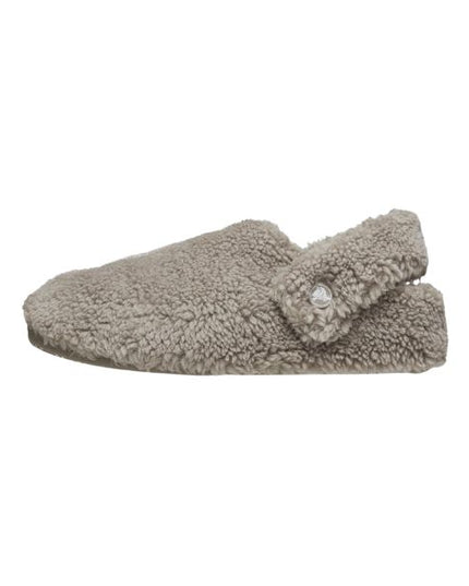 Crocs Classic Cozzzy Slipper ciabatte con pelliccia colore mushroom