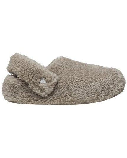 Crocs Classic Cozzzy Slipper ciabatte con pelliccia colore mushroom