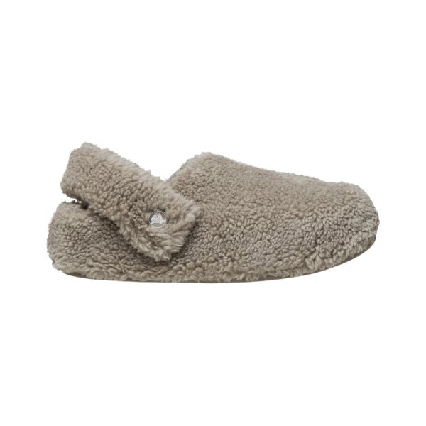 Crocs Classic Cozzzy Slipper ciabatte con pelliccia colore mushroom