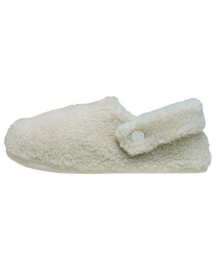 Crocs Classic Clogs Cozzzy Slipper ciabatte in pelliccia sintetica colore stucco