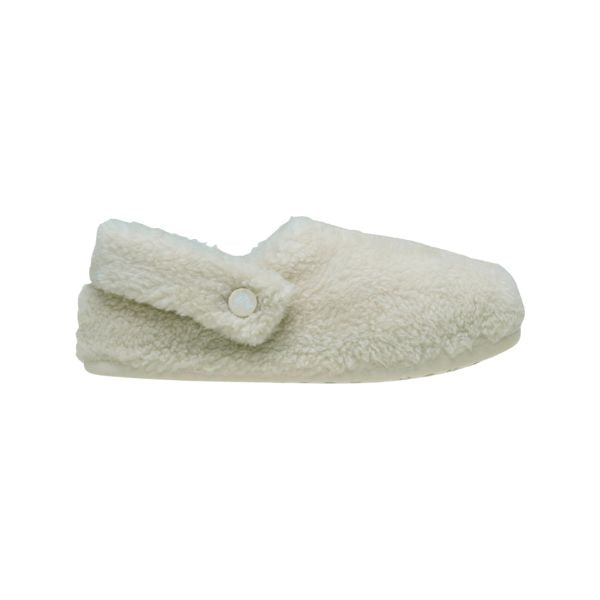 Crocs Classic Clogs Cozzzy Slipper ciabatte in pelliccia sintetica colore stucco