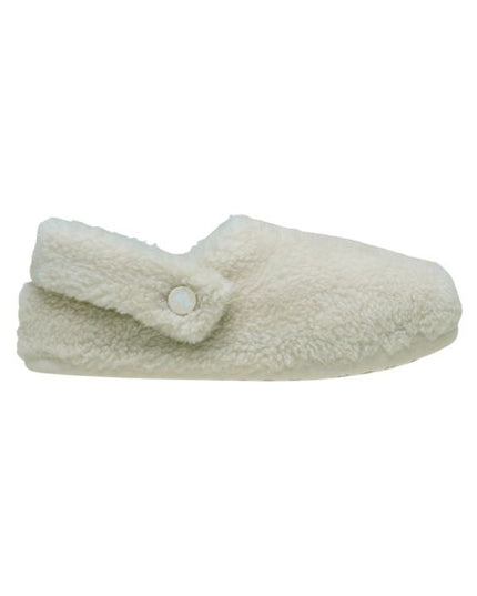 Crocs Classic Clogs Cozzzy Slipper ciabatte in pelliccia sintetica colore stucco