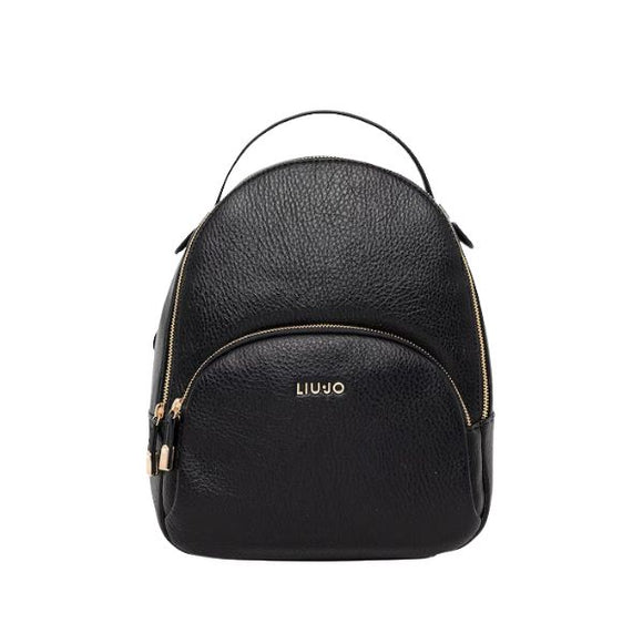 Liu Jo AF5157 E0027 zaino effetto bottalato nero