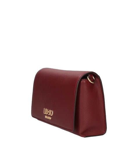 Liu Jo borsa a spalla effetto bottalato con tracolla removibile red wine