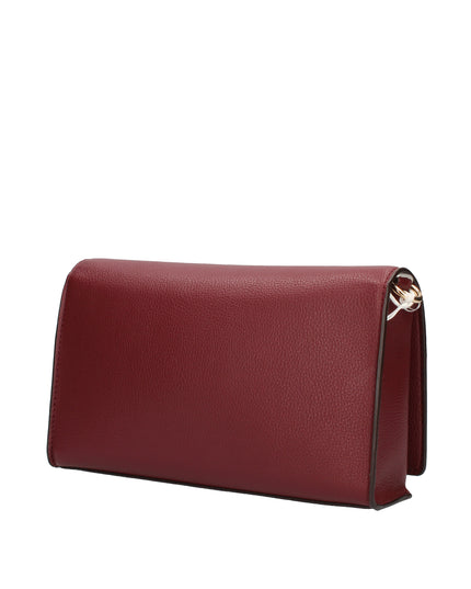 Liu Jo borsa a spalla effetto bottalato con tracolla removibile red wine