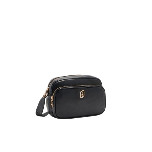 Liu Jo AF5176 E0077 borsa nera a tracolla con zip