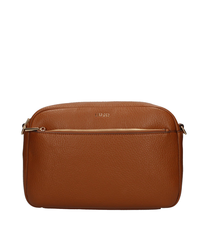 Liu Jo AF5204 E0027 borsa a tracolla effetto bottalato con tasca frontale