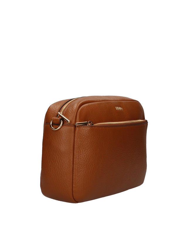 Liu Jo AF5204 E0027 borsa a tracolla effetto bottalato con tasca frontale