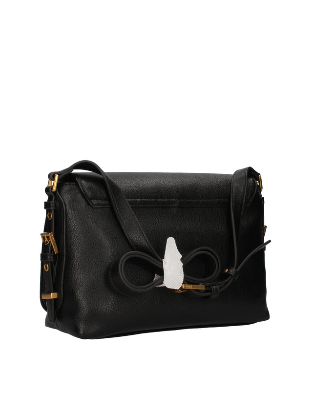 Liu Jo AF5049 E0058 borsa nera a tracolla con patta