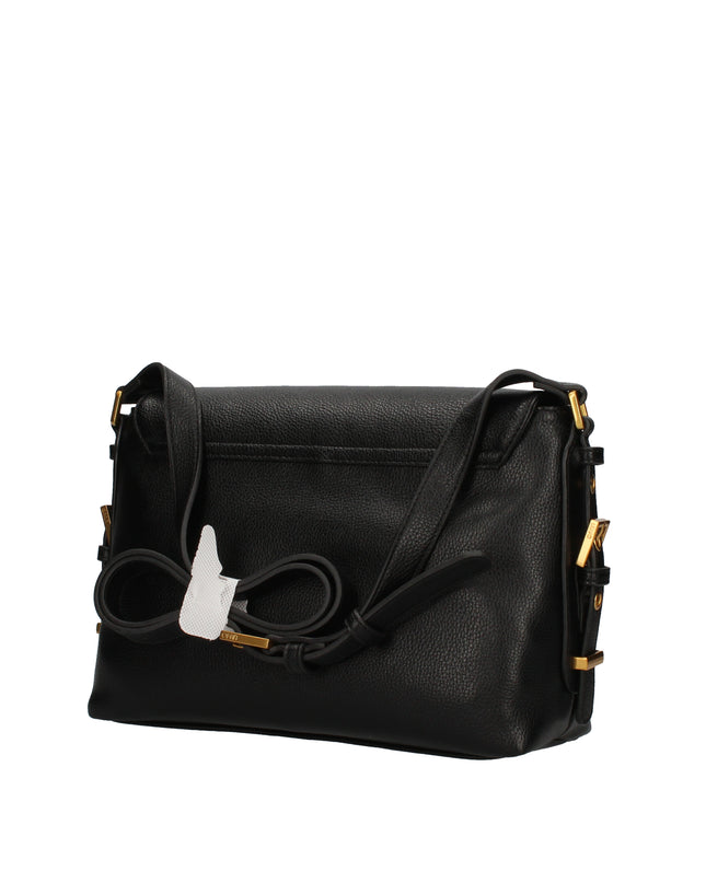 Liu Jo AF5049 E0058 borsa nera a tracolla con patta