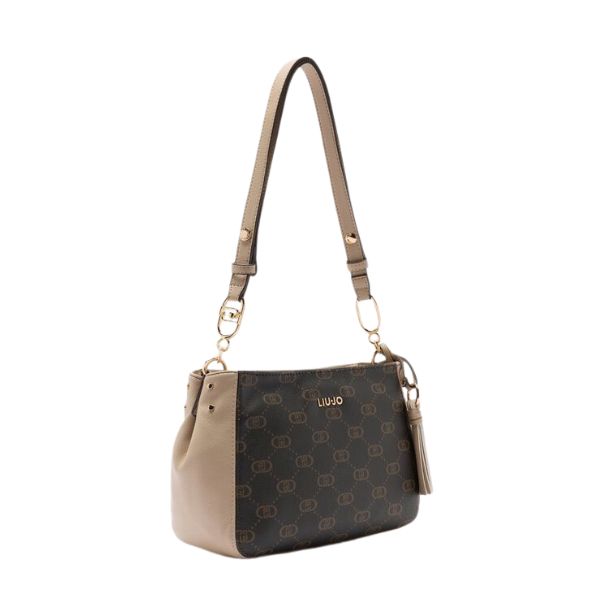 Liu Jo AF5116 E0053 borsa a spalla con logo monogram