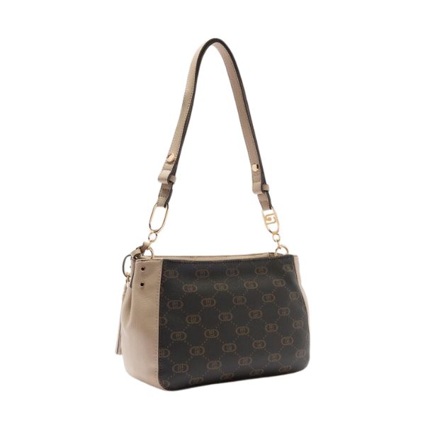 Liu Jo AF5116 E0053 borsa a spalla con logo monogram