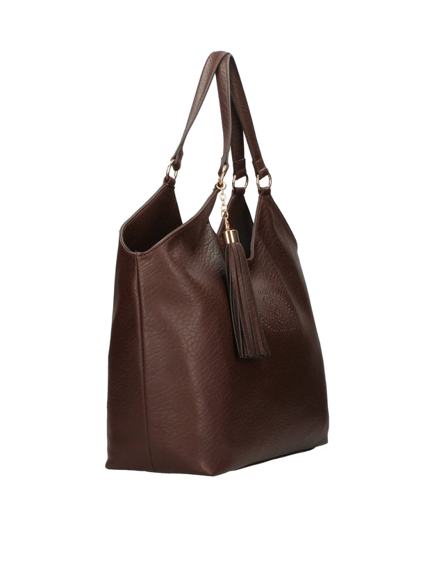 Liu Jo AF5120 E0161 borsa shopping effetto martellato con nappina