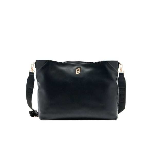 Liu Jo AF5035 E0077 borsa a spalla nera con accessorio