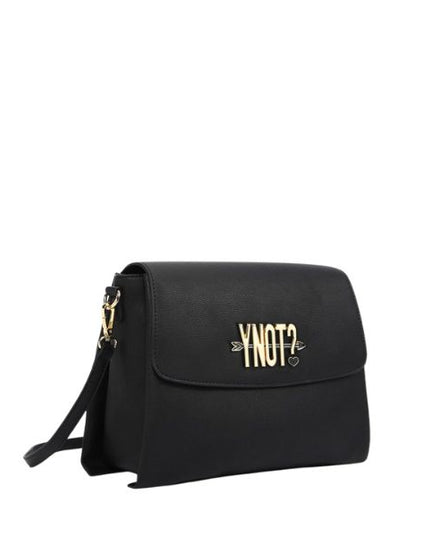 Ynot? borsa a tracolla con logo metallico