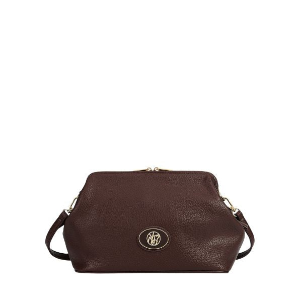 Ynot? Borsa Con Doppia Tracolla Removibile Marrone