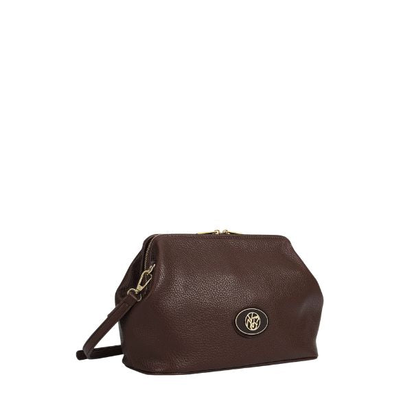 Ynot? Borsa Con Doppia Tracolla Removibile Marrone