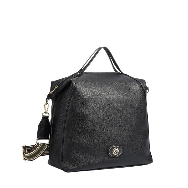 Ynot? Borsa Tote A Mano Con Tracolla Removibile Nera