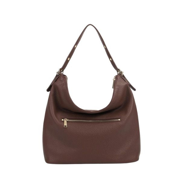 Ynot? Borsa A Spalla Regolabile Hobo Marrone