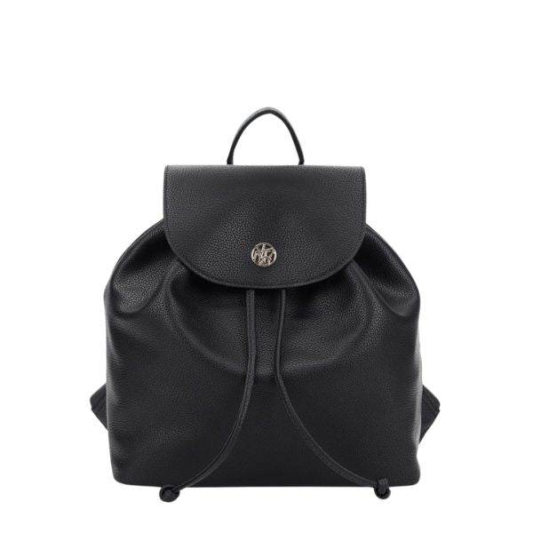 Ynot? Zaino Con Pattina E Logo Metallico Nero