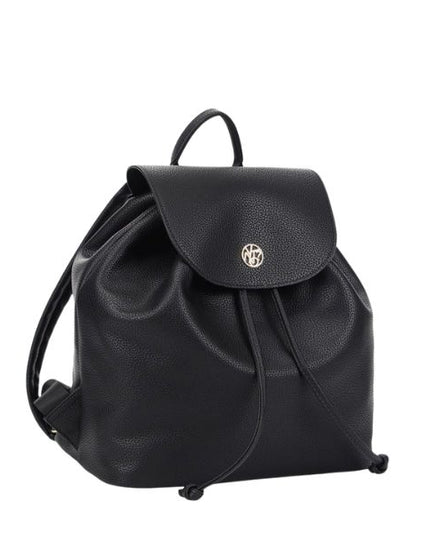 Ynot? Zaino Con Pattina E Logo Metallico Nero