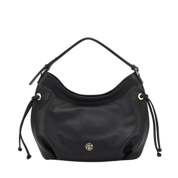 Ynot? Borsa A Spalla Con Manico Regolabile Nera