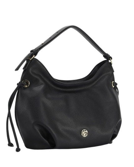 Ynot? Borsa A Spalla Con Manico Regolabile Nera