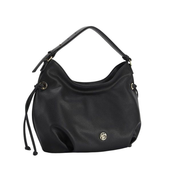 Ynot? Borsa A Spalla Con Manico Regolabile Nera