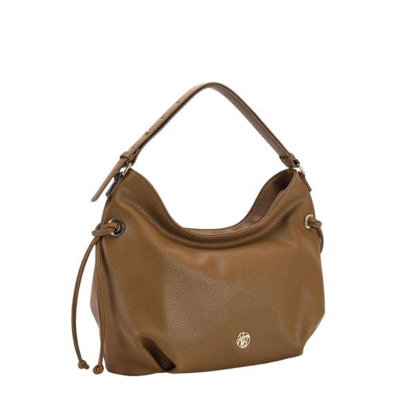 Ynot? Borsa A Spalla Con Manico Regolabile Marrone