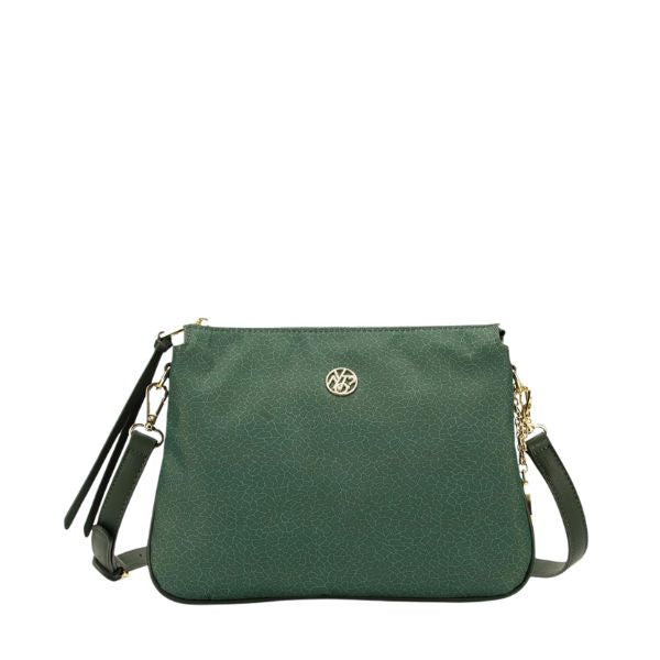 Ynot? Cloud borsa tracolla in tessuto verde