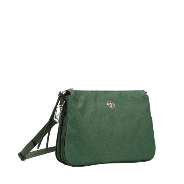 Ynot? Cloud borsa tracolla in tessuto verde