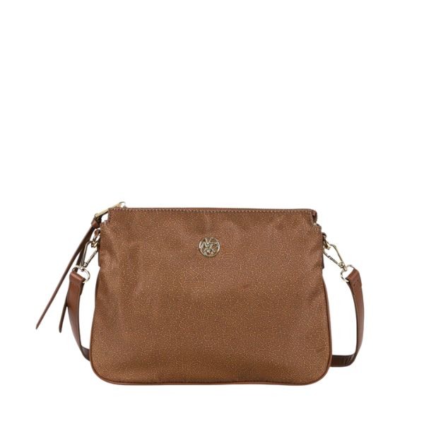 Ynot? Cloud borsa tracolla in tessuto marrone