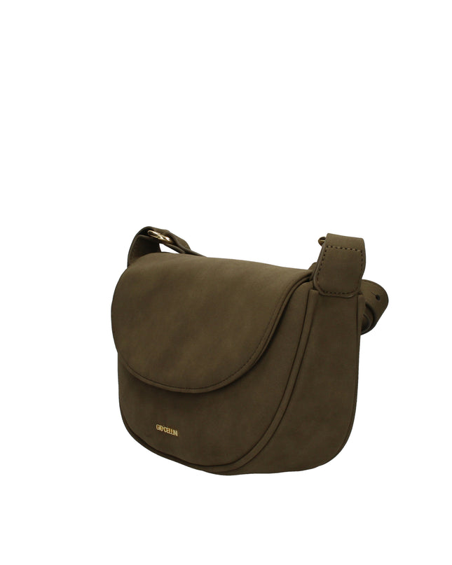 Gio Cellini LL016 borsa a spalla scamosciata design a mezza luna