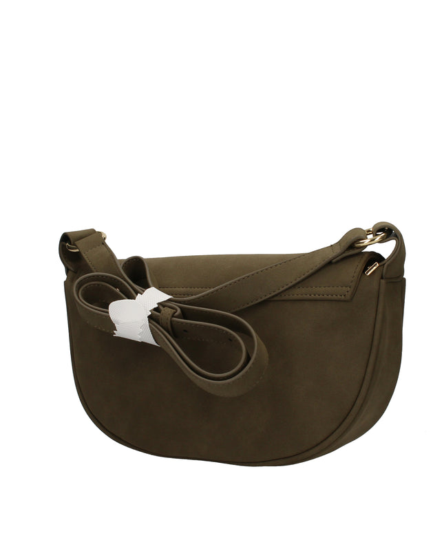 Gio Cellini LL016 borsa a spalla scamosciata design a mezza luna