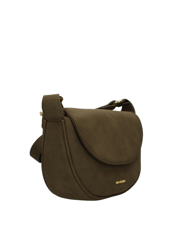 Gio Cellini LL016 borsa a spalla scamosciata design a mezza luna