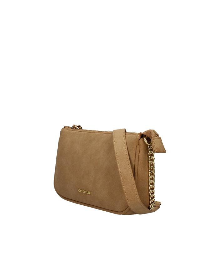 Gio Cellini LL017 mini bag scamosciata con catena dorata