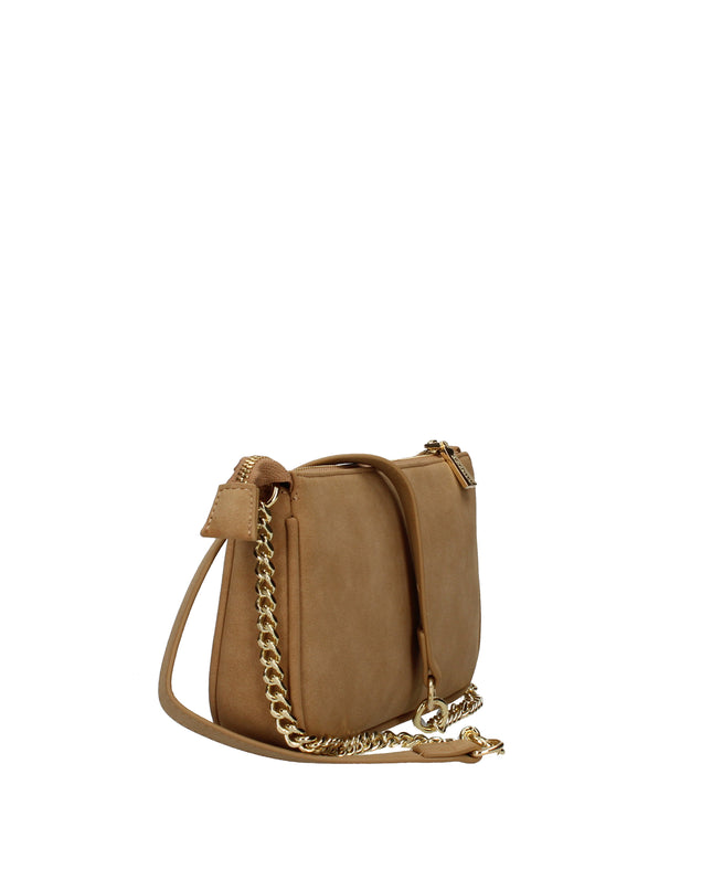 Gio Cellini LL017 mini bag scamosciata con catena dorata