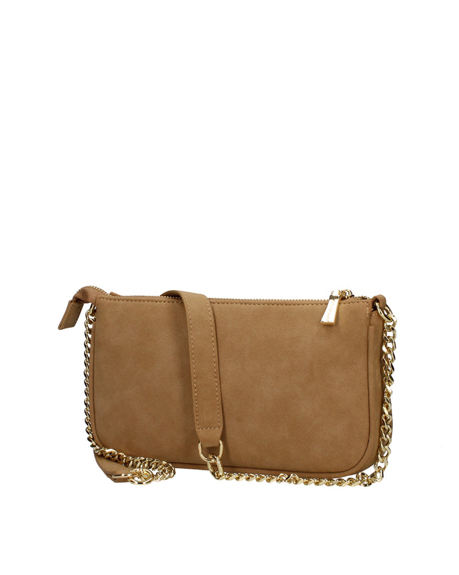 Gio Cellini LL017 mini bag scamosciata con catena dorata