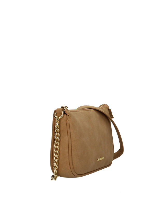 Gio Cellini LL017 mini bag scamosciata con catena dorata