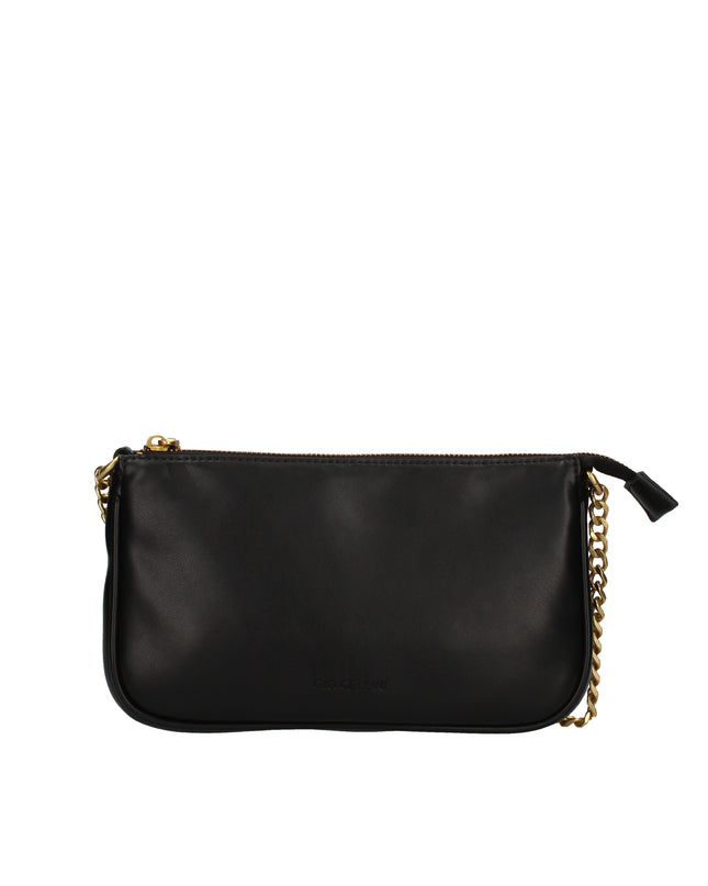 Gio Cellini PP063 mini bag nera con catena dorata