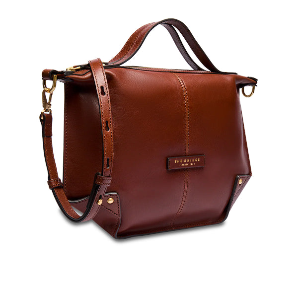 The Bridge Icons Borsa tracolla pelle chiusa con zip