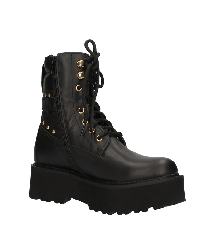 Cult Rocky 4641 anfibi platform con borchie neri