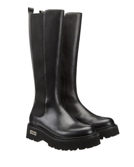 Cult Slash 3310 stivali con elastici in pelle nera