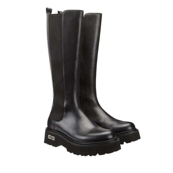 Cult Slash 3310 stivali con elastici in pelle nera