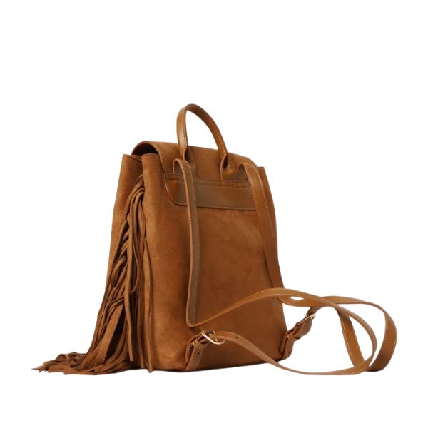 Secret Pon Pon Kate zaino scamosciato con frange